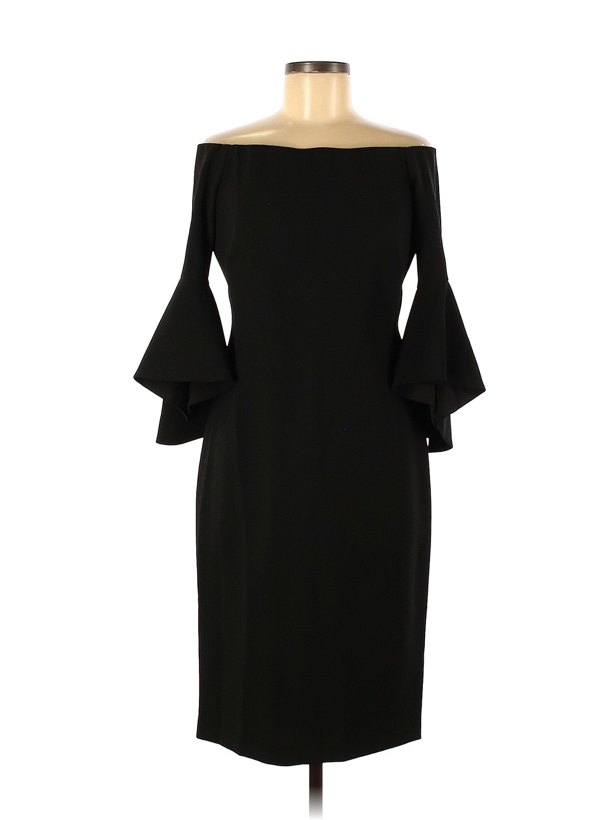 Chelsea28 Lbd Off The Shoulder Bell Sleeve Dress Size 2 Knee Length Cocktail